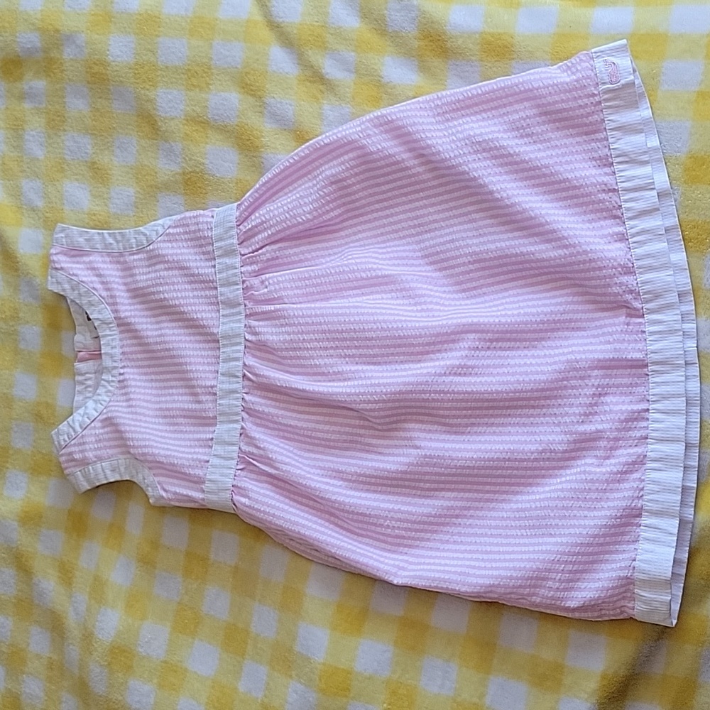 Girls Vineyard Vines seersucker dress
